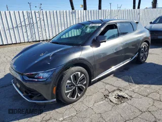 2023 Kia EV6 Wind with VIN KNDC34LA4P5607113, listed as a Copart auction lot 48199075 with 18,698 mi miles and Salvage Title. Bid and sale history available at carsss.com. Image 1.
