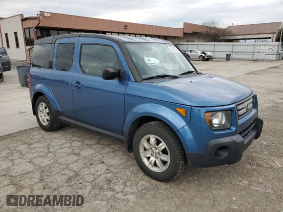 2008 Honda Element EX with VIN 5J6YH28748L005831, listed as a Copart auction lot 52077395 with 153,276 mi miles and Salvage Title. Bid and sale history available at DreamBid. Image 4.