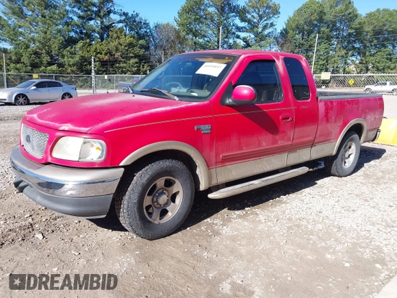 1999 Ford F-150 XL with VIN 1FTRX17LXXNA18592, listed as a IAAI auction lot 40929037 with 1 mi miles. Bid and sale history available at carsss.com. Image 2.