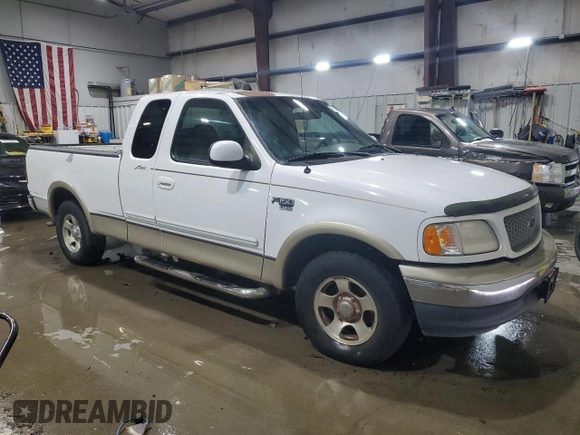 1999 Ford F-150 XL with VIN 1FTRX17LXXKC09642, listed as a Copart auction lot 47675645 with Not Provided miles and Salvage Title. Bid and sale history available at carsss.com. Image 4.