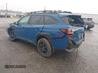 2025 Subaru Outback Wilderness with VIN 4S4BTGUD4S3161499, listed as a IAAI auction lot 42363961 with 13,293 mi miles and . Bid and sale history available at DreamBid. Image 3.