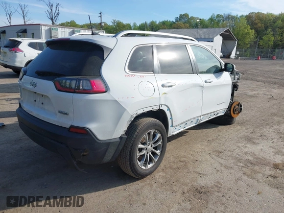 2021 Jeep Cherokee Altitude with VIN 1C4PJMLB6MD162634, listed as a IAAI auction lot 42102564 with 50,551 mi miles and . Bid and sale history available at DreamBid. Image 4.