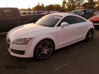 2008 Audi TT 3.2L with VIN TRUDD38J681011763, listed as a Copart auction lot 75546554 with 167,364 mi miles and Salvage Title. Bid and sale history available at carsss.com. Image 1.
