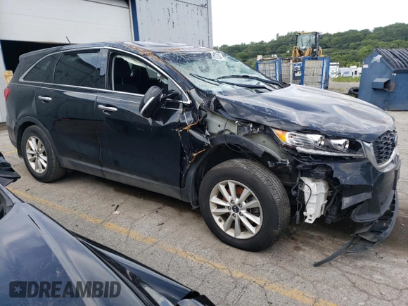 2019 Kia Sorento L with VIN 5XYPG4A36KG453319, listed as a Copart auction lot 66690254 with Not Provided miles and Salvage Title. Bid and sale history available at DreamBid. Image 4.