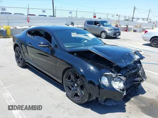 2012 Bentley Continental GT with VIN SCBFR7ZA8CC071957, listed as a IAAI auction lot 42312540 with Not provided miles and . Bid and sale history available at DreamBid. Image 1.