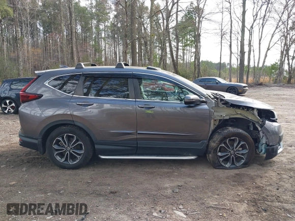 2021 Honda CR-V EX-L with VIN 5J6RW1H87MA000156, listed as a IAAI auction lot 41838439 with 47,009 mi miles and . Bid and sale history available at DreamBid. Image 14.