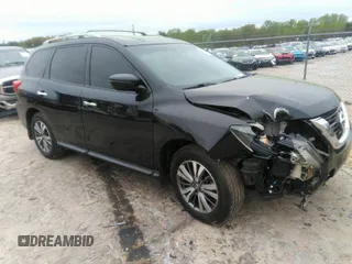 2018 Nissan Pathfinder SL with VIN 5N1DR2MN0JC678137, listed as a IAAI auction lot 41919796 with 131,440 mi miles. Bid and sale history available at carsss.com. Image 1.