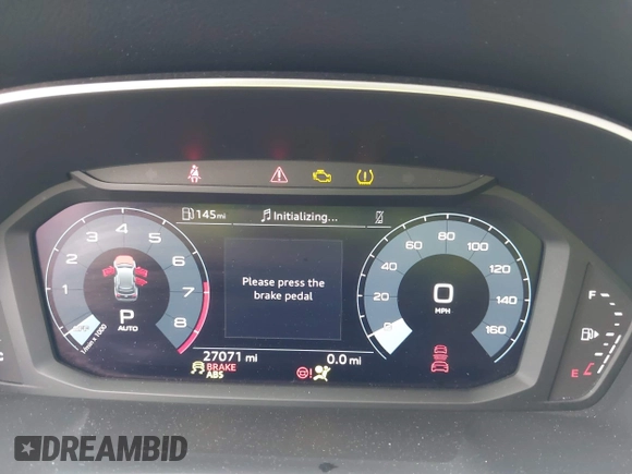 2022 Audi Q3 S line Premium Plus with VIN WA1EECF32N1065423, listed as a IAAI auction lot 42081354 with 27,071 mi miles and . Bid and sale history available at DreamBid. Image 7.