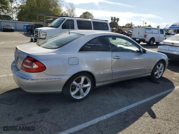 2003 Mercedes-Benz CLK-Class 3.2L with VIN WDBTJ65J03F062500, listed as a Copart auction lot 46265555 with 194,196 mi miles and Salvage Title. Bid and sale history available at carsss.com. Image 3.