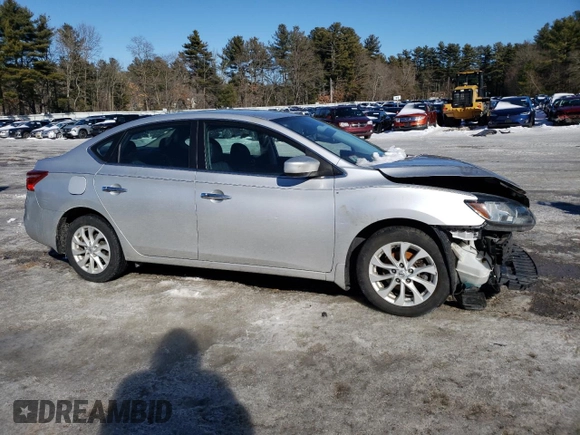 2018 Nissan Sentra SV with VIN 3N1AB7AP4JY280874, listed as a Copart auction lot 46175845 with 43,117 mi miles and Salvage Title. Bid and sale history available at carsss.com. Image 4.
