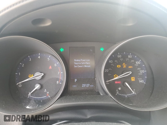 2020 Toyota C-HR LE z VIN NMTKHMBX6LR115284, wystawiony jako Copart lot #55139135 z przebiegiem 25 127 mil mil oraz Szkoda całkowita • Salvage title. Historia ofert i sprzedaży dostępna na DreamBid. Obrazek 9.