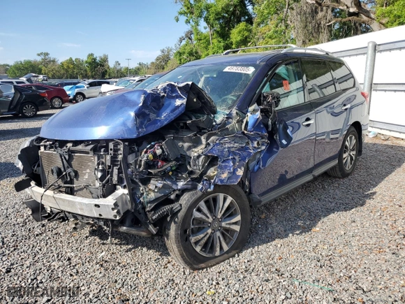 2017 Nissan Pathfinder SL with VIN 5N1DR2MN2HC633064, listed as a Copart auction lot 49783805 with 0 mi miles and Salvage Title. Bid and sale history available at carsss.com. Image 1.
