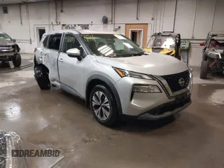 2022 Nissan Rogue SV with VIN 5N1BT3BB2NC722538, listed as a IAAI auction lot 41511198 with 64,820 mi miles. Bid and sale history available at carsss.com. Image 1.