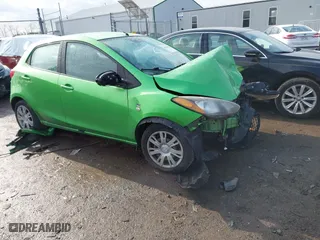 2011 Mazda Mazda2 Sport with VIN JM1DE1HY2B0109615, listed as a IAAI auction lot 42006812 with 197,402 mi miles. Bid and sale history available at carsss.com. Image 1.