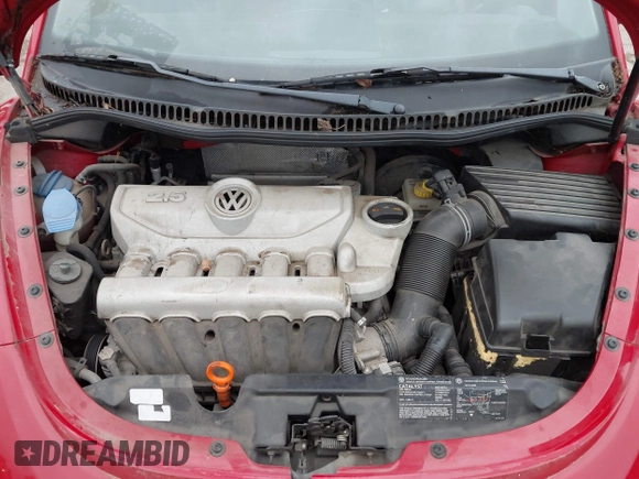 2007 Volkswagen New Beetle Coupe with VIN 3VWRW31C27M509947, listed as a IAAI auction lot 42147827 with 72,608 mi miles. Bid and sale history available at carsss.com. Image 10.