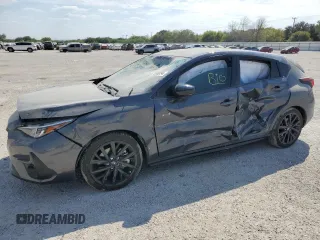 2024 Subaru Impreza RS with VIN JF1GUHHC6R8346395, listed as a Copart auction lot 74569334 with 7,253 mi miles and Salvage Title. Bid and sale history available at carsss.com. Image 1.