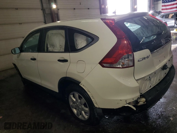 2013 Honda CR-V LX with VIN 5J6RM4H37DL046537, listed as a Copart auction lot 45942795 with 101,016 mi miles and Salvage Title. Bid and sale history available at DreamBid. Image 2.