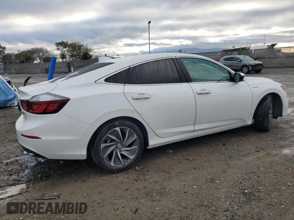 2021 Honda Insight Touring with VIN 19XZE4F96ME009546, listed as a Copart auction lot 48487045 with 60,446 mi miles and Salvage Title. Bid and sale history available at carsss.com. Image 3.