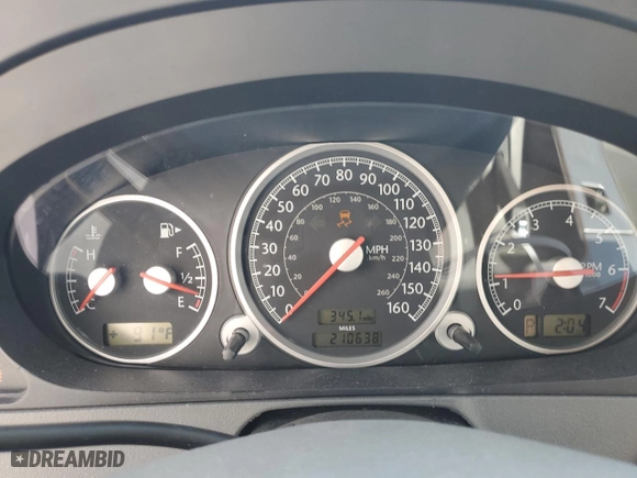2004 Chrysler Crossfire with VIN 1C3AN69L04X024094, listed as a Copart auction lot 47047425 with 210,638 mi miles and Salvage Title. Bid and sale history available at carsss.com. Image 9.
