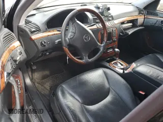2002 Mercedes-Benz S 5.0L with VIN WDBNG75J32A295134, listed as a Copart auction lot 48179615 with 218,048 mi miles and Salvage Title. Bid and sale history available at carsss.com. Image 8.
