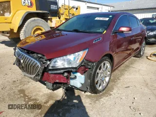 2014 Buick LaCrosse Premium I with VIN 1G4GD5G34EF305629, listed as a Copart auction lot 47971605 with 196,701 mi miles and Salvage Title. Bid and sale history available at carsss.com. Image 1.