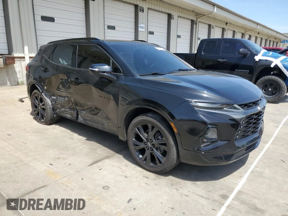 2021 Chevrolet Blazer RS z VIN 3GNKBKRS0MS522085, wystawiony jako Copart lot #53998135 z przebiegiem 37 961 mil mil oraz Szkoda całkowita • Salvage title. Historia ofert i sprzedaży dostępna na DreamBid. Obrazek 4.