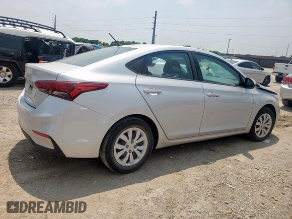 2022 Hyundai Accent SE with VIN 3KPC24A63NE157747, listed as a Copart auction lot 57360145 with 41,353 mi miles and Salvage title. Bid and sale history available at DreamBid. Image 3.