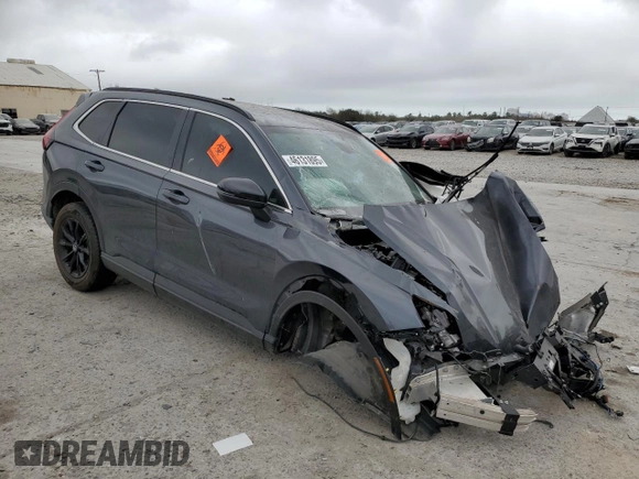 2024 Honda CR-V Sport with VIN 7FARS5H54RE007969, listed as a Copart auction lot 46131895 with Not Provided miles and Salvage Title. Bid and sale history available at DreamBid. Image 4.