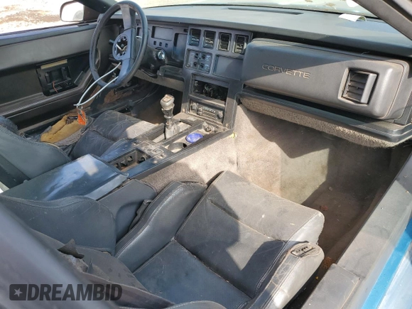 1985 Chevrolet Corvette with VIN 1G1YY0788F5135108, listed as a Copart auction lot 55604065 with Not Provided miles and Clean Title. Bid and sale history available at carsss.com. Image 8.