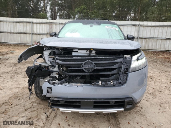 2024 Nissan Pathfinder Platinum with VIN 5N1DR3DH6RC259379, listed as a Copart auction lot 43399045 with 19,750 mi miles and Salvage Title. Bid and sale history available at carsss.com. Image 5.