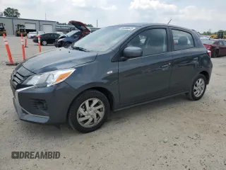 2024 Mitsubishi Mirage ES with VIN ML32AUHJ3RH033490, listed as a Copart auction lot 59308645 with 7,223 mi miles and Salvage title. Bid and sale history available at DreamBid. Image 1.