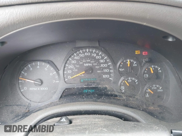 2003 Chevrolet TrailBlazer EXT LT with VIN 1GNES16S736235213, listed as a IAAI auction lot 41237480 with 297,434 mi miles and . Bid and sale history available at DreamBid. Image 7.
