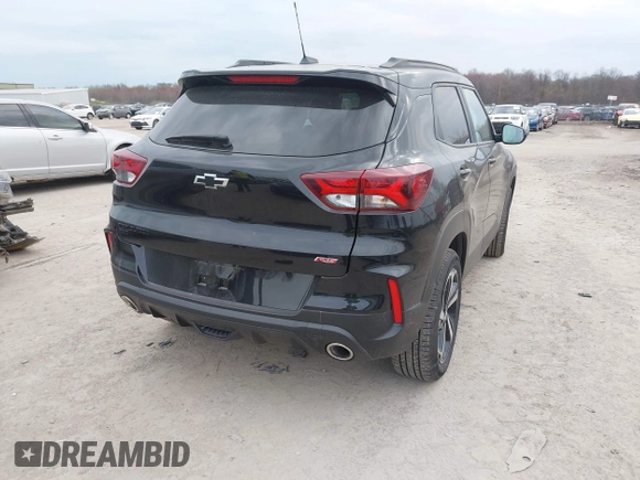 2023 Chevrolet TrailBlazer RS with VIN KL79MUSL2PB151394, listed as a IAAI auction lot 42063565 with 10,634 mi miles and . Bid and sale history available at DreamBid. Image 4.