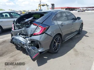2021 Honda Civic Sport with VIN SHHFK7H48MU412242, listed as a IAAI auction lot 41967318 with 54,137 mi miles and . Bid and sale history available at DreamBid. Image 4.