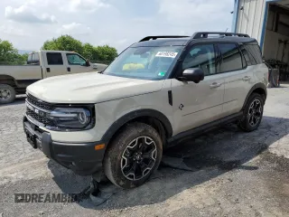2025 Ford Bronco Sport Outer Banks with VIN 3FMCR9CN3SRE17092, listed as a Copart auction lot 60198245 with 245 mi miles and Salvage title. Bid and sale history available at DreamBid. Image 1.