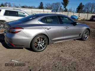 2025 Genesis G70 2.5T with VIN KMTG34SC3SU151822, listed as a Copart auction lot 48240125 with 5,781 mi miles and Clean title. Bid and sale history available at DreamBid. Image 3.