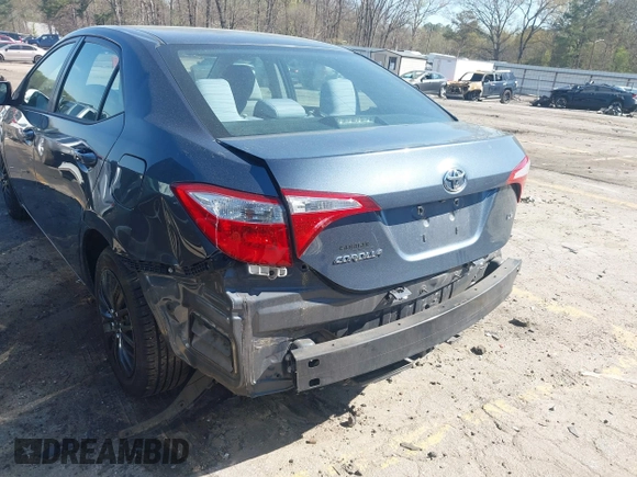 2015 Toyota Corolla L with VIN 2T1BURHE1FC295917, listed as a IAAI auction lot 41869602 with 99,773 mi miles and . Bid and sale history available at DreamBid. Image 6.