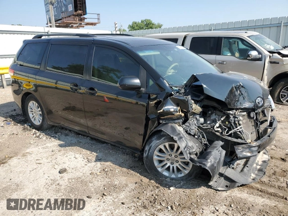 2012 Toyota Sienna XLE AAS with VIN 5TDYK3DC6CS211062, listed as a Copart auction lot 59404205 with Not provided miles and Salvage title. Bid and sale history available at DreamBid. Image 4.