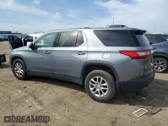2018 Chevrolet Traverse LS with VIN 1GNEVFKW6JJ196718, listed as a Copart auction lot 49689315 with 186,565 mi miles and Clean Title. Bid and sale history available at carsss.com. Image 2.