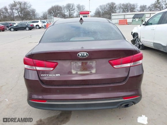 2018 Kia Optima LX with VIN 5XXGT4L30JG206020, listed as a IAAI auction lot 41517616 with 117,467 mi miles. Bid and sale history available at carsss.com. Image 17.