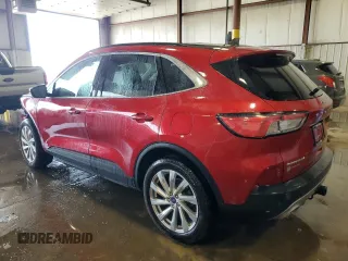 2021 Ford Escape Titanium Hybrid with VIN 1FMCU9DZ0MUB17327, listed as a Copart auction lot 56545325 with 36,368 mi miles and Salvage title. Bid and sale history available at DreamBid. Image 2.