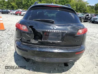 2007 Infiniti FX with VIN JNRAS08W27X203660, listed as a Copart auction lot 68220074 with 188,960 mi miles and Salvage Title. Bid and sale history available at DreamBid. Image 6.