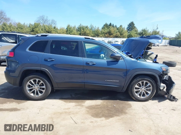 2020 Jeep Cherokee Altitude with VIN 1C4PJLLB9LD577827, listed as a IAAI auction lot 42040014 with 76,340 mi miles and . Bid and sale history available at carsss.com. Image 12.