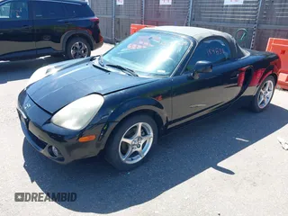 2003 Toyota MR2 with VIN JTDFR320530058205, listed as a IAAI auction lot 42184538 with 112,933 mi miles and . Bid and sale history available at DreamBid. Image 2.