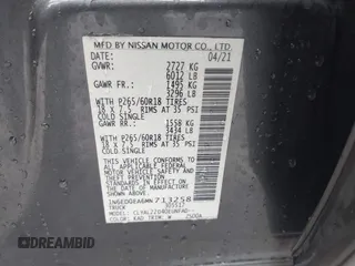 2021 Nissan Frontier SV z VIN 1N6ED0EA6MN713258, wystawiony jako IAAI lot #40820539 z przebiegiem 86 364 mil mil oraz . Historia ofert i sprzedaży dostępna na DreamBid. Obrazek 9.