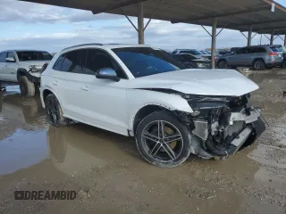 2020 Audi SQ5 Premium Plus with VIN WA1B4AFY7L2123488, listed as a Copart auction lot 36970294 with 56,997 mi miles and . Bid and sale history available at DreamBid. Image 4.
