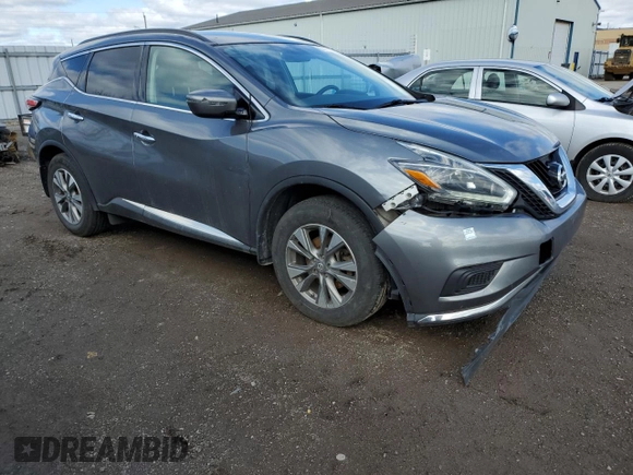 2018 Nissan Murano S with VIN 5N1AZ2MG8JN177392, listed as a Copart auction lot 52911115 with 163,400 mi miles and Clean Title. Bid and sale history available at DreamBid. Image 4.