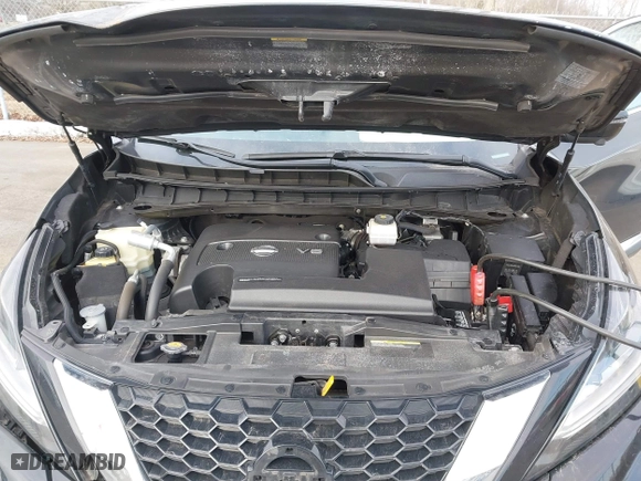 2020 Nissan Murano SV with VIN 5N1AZ2BSXLN158000, listed as a IAAI auction lot 41290253 with 80,239 mi miles. Bid and sale history available at carsss.com. Image 10.