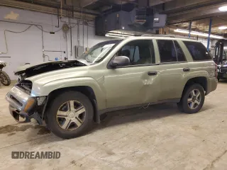 2003 Chevrolet TrailBlazer LS with VIN 1GNDS13SX32147053, listed as a Copart auction lot 87213844 with 196,040 mi miles and Salvage Title. Bid and sale history available at carsss.com. Image 1.