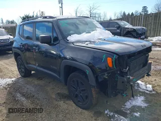 2018 Jeep Renegade Sport with VIN ZACCJBAB4JPH68808, listed as a IAAI auction lot 41319728 with 225,750 mi miles. Bid and sale history available at carsss.com. Image 1.